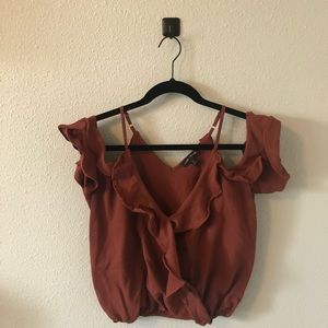 Moa Moa Maroon Blouse